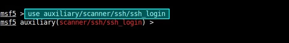 Use ssh login module