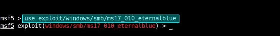 Load EternalBlue
